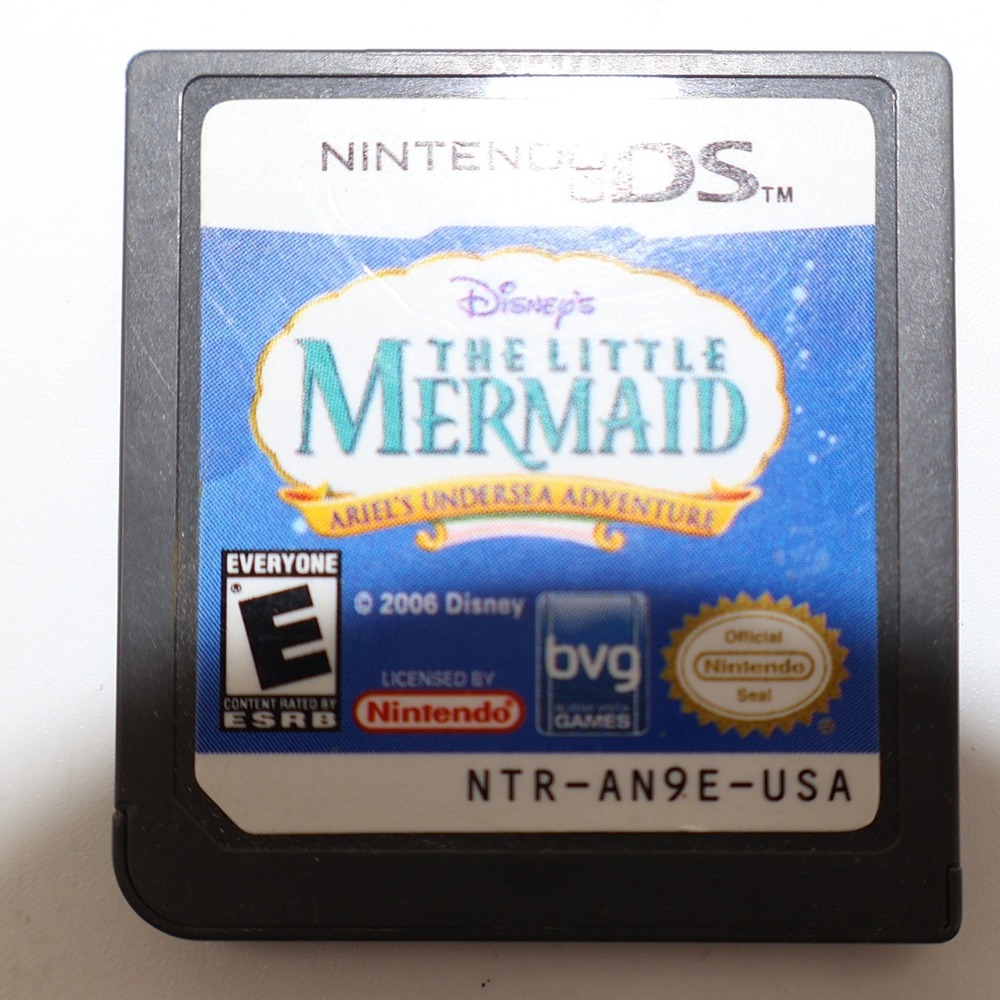 Disney Little Mermaid‎ Ariel's Undersea Adventure Nintendo DS Game NTR-AN9E-USA